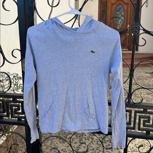 Lacoste Light Gray Hoodie